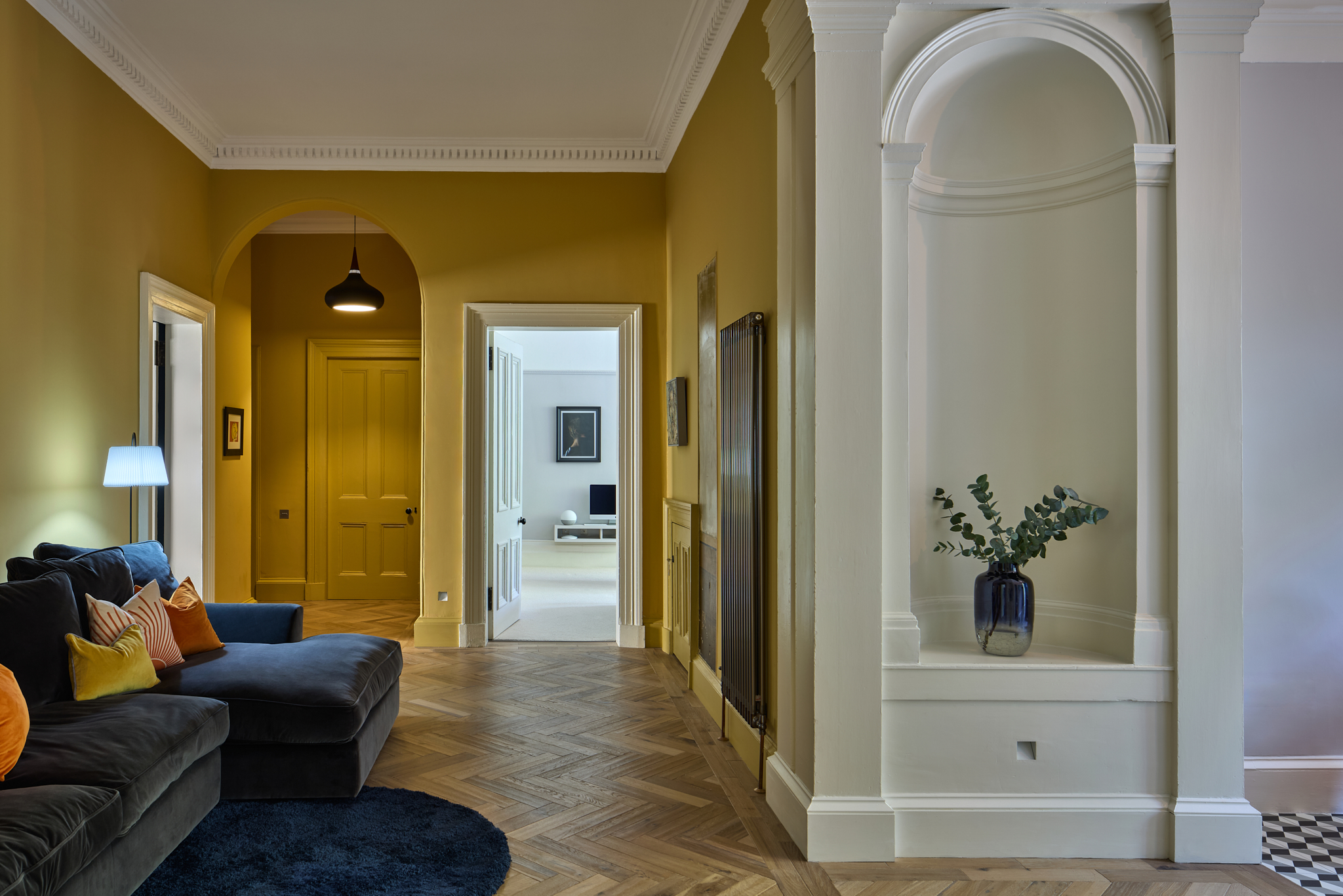 Hallway looking through to a bedroom